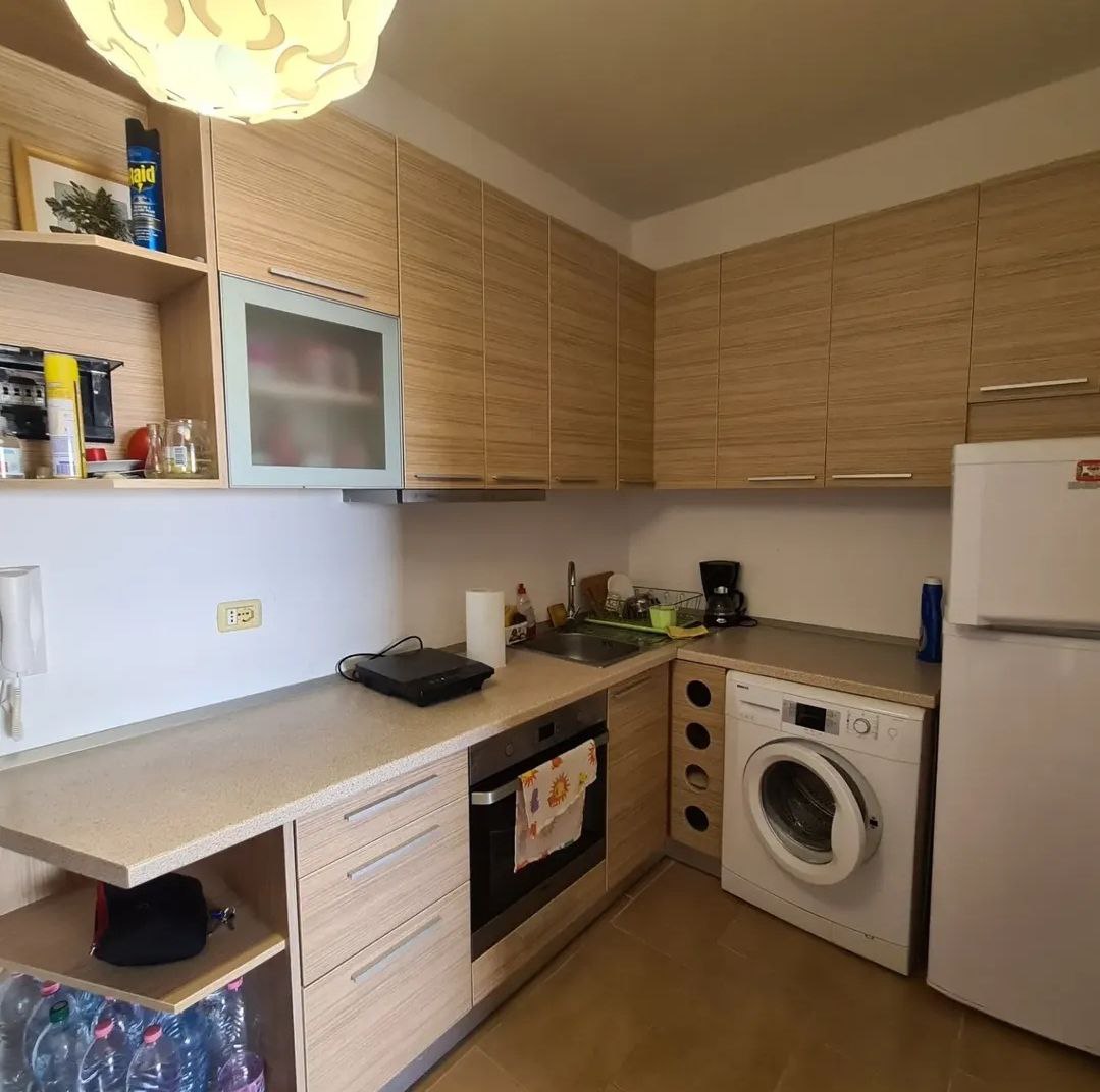 Albania beachfront apartment fully equipped modern kitchen